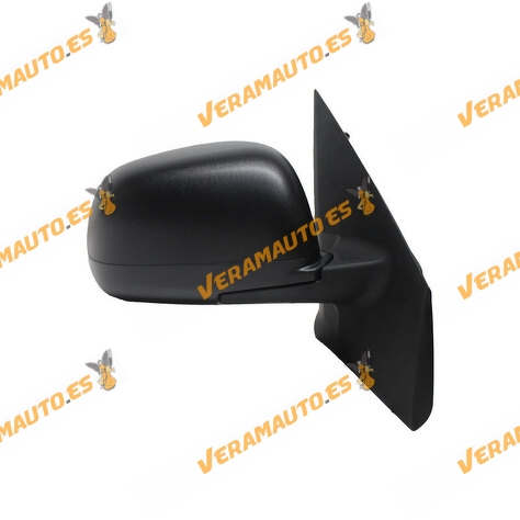 Right Rearview Mirror Dacia Dokker 2012 to 2020 | Lodgy 2012 to 2022 | Electric Black With Temperature Sensor | OEM 963010710R