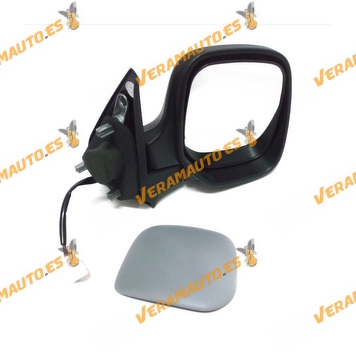 Rear-view Mirror Citroen Berlingo Peugeot Partner from 1996 to 2008 Electric, thermic and Printed Right OEM Similar to 8153 Jn