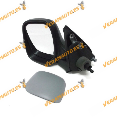 Left Hand Mirror Citroen Berlingo | Peugeot Partner from 1996 to 2008 | Mechanic With Control | Printed | OE 8153JJ | 8148PK