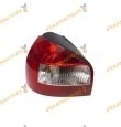 Piloto Audi A3 de 2000-2003 Rojo Blanco Trasero Izquierdo OEM 8L0945095B