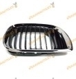 Rejilla Frente Bmw E46 Serie 3 De 2001 A 2005 Delantera Derecha Cromada y Negra Para Modelo 4 Puertas