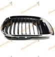 Rejilla Frente Bmw E46 Serie 3 De 2001 A 2005 Delantera Derecha Cromada y Negra Para Modelo 4 Puertas