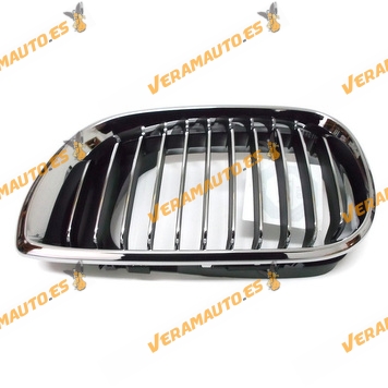 Front Grille BMW E46 from 2001 to 2005 Front Left Chromed for 4 Doors Model