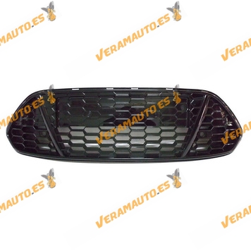 Front Bumper Grille Ford Mondeo Titanium from 2011 to 2014 Sheen Black Similar to 1724260