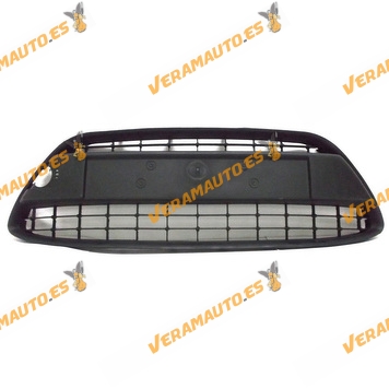 Front Bumper Central Grille Ford Fiesta JA8 from 2009 to 2013 Black similar to 1532210