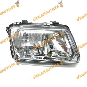 faro optica audi a3 del 1996 al 2000 lamparas h7 y h1 delantero derecho