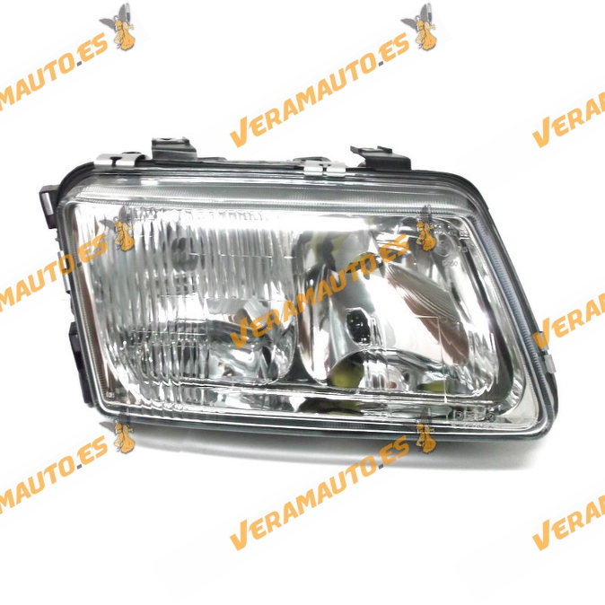 faro optica audi a3 del 1996 al 2000 lamparas h7 y h1 delantero derecho