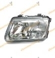 faro optica audi a3 de 1996 al 2000 lamparas h7 h1 delantero izquierdo