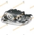 faro optica audi a3 del 2000 al 2003 lamparas h7 y h1 izquierdo
