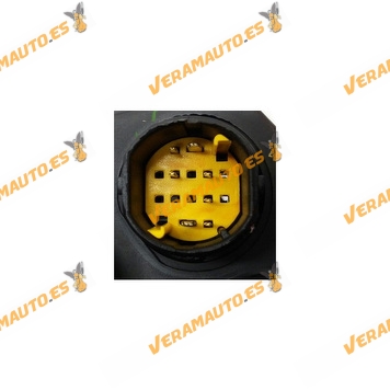 faro fiat grande punto del 2005 al 2009 fondo cromado lampara h4 delantero izquierdo