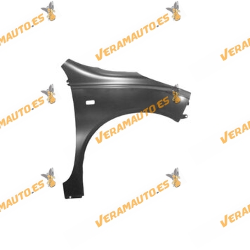 Mudguard Nissan Micra from 2003 to 2010 Front Right with Pilot Light Hole similar to 63100AX630