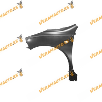 Mudguard Nissan Micra from 2003 to 2010 Front Left with Pilot Light Hole similar to 63101AX630