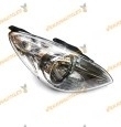 Faro Hyundai i20 PB de 2008 a 2011 | Derecho | Fondo Cromado | Lampara H4 | Con Motor | OEM 921021J010