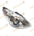 Faro Hyundai i20 PB de 2008 a 2011 | Derecho | Fondo Cromado | Lampara H4 | Con Motor | OEM 921021J010