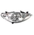 Faro Peugeot 307 de 2001 a 2005 lamparas H7 y H1 delantero derecho para motor de regulación electrica 6205Z2 96462917