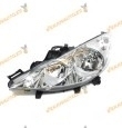 Faro Peugeot 207 años 2006 a 2012 delantero izquierdo lamparas H7 y H1 Optica con motor de regulacion similar a 620895