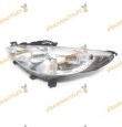 Faro Peugeot 207 años 2006 a 2012 delantero izquierdo lamparas H7 y H1 Optica con motor de regulacion similar a 620895