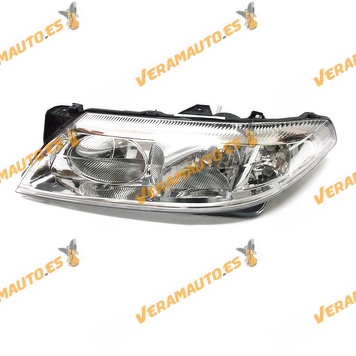 Faro Renault Laguna II de 2001 a 2005 delantero izquierdo lamparas H7 y H1 regulacion electrica similar a 7701048927