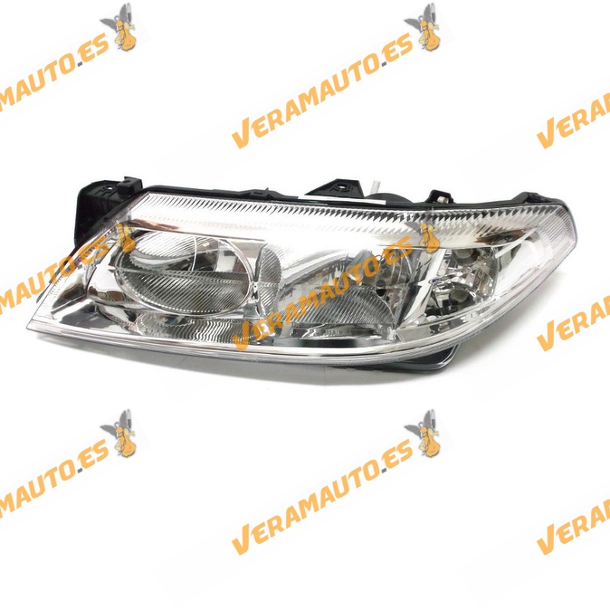 Faro Renault Laguna II de 2001 a 2005 delantero izquierdo lamparas H7 y H1 regulacion electrica similar a 7701048927