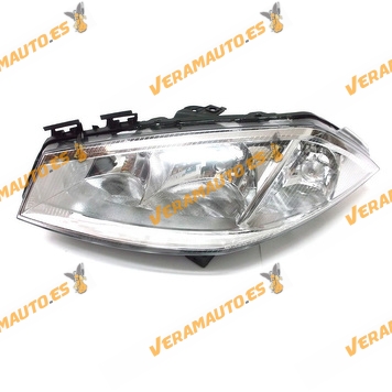 Faro Renault Megane II de 2002 a 2006 delantero derecho lamparas H7 y H1 regulacion electrica similar a 7701054655 7701064017