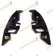 juego de soportes paragolpes delantero peugeot 307 de aletas delanteras izquierdo y derecho 2001 al 2005 similar 741634