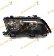 faro bmw e46 serie 3 del 2001 al 2005 lamparas h7 y h7 fondo negro