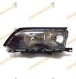 faro bmw e46 serie 3 del 2001 al 2005 lamparas h7 y h7 delantero izquierdo fondo negro 4 puertas