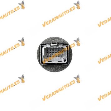 Espejo Retrovisor Renault Megane III años 2008 a 2013 izquierdo 9 pines electrico termico intermitente sensor imprimado