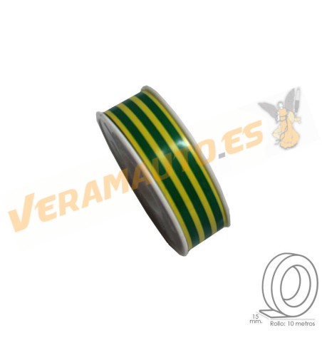 Cinta Aislante de PVC | 10 Metros x 15mm | Varios Colores a elegir