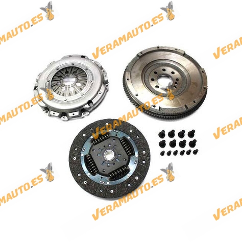 Kit Embrague Ford Mondeo III | Jaguar X-Type 2.0D | Conversión Volante Bimasa a Volante Rígido | OE 4555397 | 2S716477FD