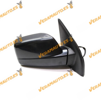 Espejo Retrovisor Nissan X-Trail T30 de 2003 a 2007 derecho negro parcialmente imprimado electrico abatible 5 pines 963019H109