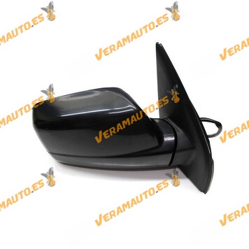 Espejo Retrovisor Nissan X-Trail T30 de 2003 a 2007 derecho negro parcialmente imprimado electrico abatible 5 pines 963019H109