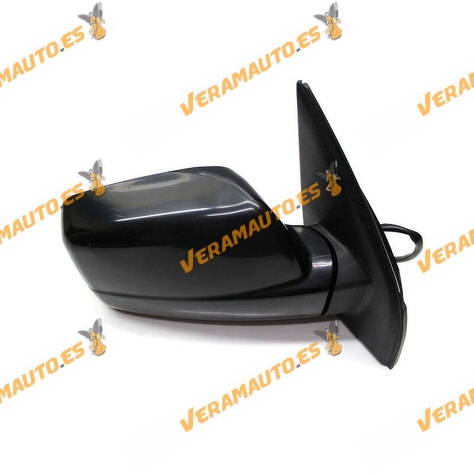 Espejo Retrovisor Nissan X-Trail T30 de 2003 a 2007 derecho negro parcialmente imprimado electrico abatible 5 pines 963019H109