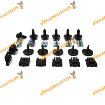 Screw Set For Under Engine Protection Mercedes C-Class W203 W204 E W211 W212 | Kit Composed of 24 Pieces