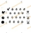 Juego de tornilleria | Kit de 24 Piezas Para Protección Bajo Motor |  Citroen C1 C2 C3 | Peugeot 1007 208 2008 | OEM 694383
