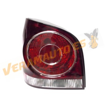 Piloto Volkswagen Polo del 2005 al 2009 Trasero Izquierdo Fondo Rojo OEM similar 6Q6945095M