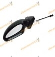 Espejo Retrovisor Seat Ibiza Cordoba De 2002 Al 2008 Con Mando Mecanico Negro Izquierdo