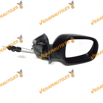 Espejo Retrovisor Seat Toledo Leon De 1999 Al 2005 Con Mando Mecanico Derecho Pequeño