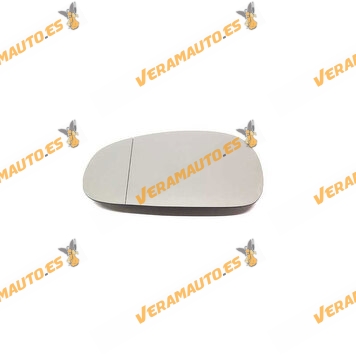 Cristal Espejo Retrovisor Seat Leon II 1P 2005 a 2009 Izquierdo termico asferico gran angular equivalente a OEM 1P1857521A