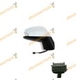 Espejo Renault Scenic III Grand Scenic 2009-2013 Derecho eléctrico