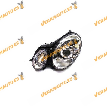 Faro Mercedes Clase E W211 de 2002 a 2006 Izquierdo lamparas H7 y Xenon D2S Con Motor OEM 2118201361