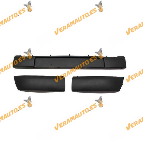 Conjunto Molduras Renault Clio de 2001 a 2005 negro rugoso similar a 7701207085