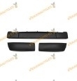 Conjunto Molduras Renault Clio de 2001 a 2005 negro rugoso similar a 7701207085