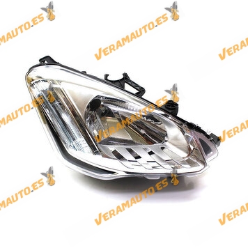 Faro Delantero Derecho Citroen Berlingo y Peugeot Partner de 2012 a 2017 | Lámpara H4 | OEM Similar a 9677201980 | 9806306580