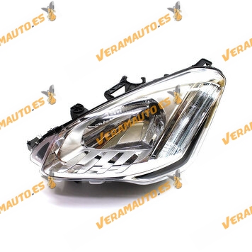 Front Left Headlight Citroen Berlingo and Peugeot Partner from 2012 to 2017 | H4 Lamp | OEM Similar to 9677202080 | 9806306180