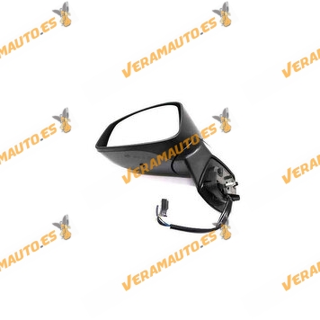 Espejo Retrovisor Renault Scenic y Grand Scenic III 2009 a 2016 izquierdo electrico abatible piloto sonda termico 10 pines impri