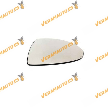 Cristal Espejo Retrovisor Opel Corsa Desde 2006 hasta 2011 Con Soporte Montaje Derecho Con Termico Convexo