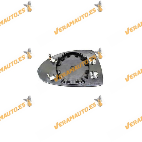 Cristal Espejo Retrovisor Opel Corsa Desde 2006 hasta 2011 Con Soporte Montaje Derecho Con Termico Convexo