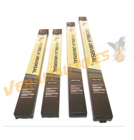 Qeep Ecoflat Universal Windshield Wiper Blade | Flexible | 10 Adapters | Fits 90% of Vehicles