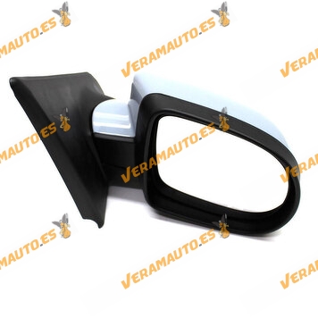 Espejo Retrovisor Renault Clio III de 2009 a 2012 | Derecho | Eléctrico Térmico Sensor Imprimado 7 Pin | OE Similar 7701071866